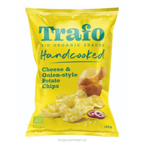 Chipsy ziemniaczane o smaku serow-cebulowym BIO 125g - TRAFO