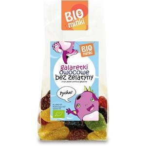 Galaretki owocowe bez żelatyny BIO 100 g - BIOMINKI 
