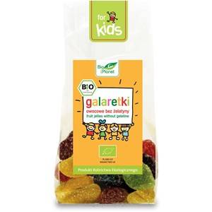 Galaretki owocowe bez żelatyny 100g BIO BioPlanet
