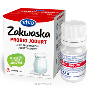 Jogurt PROBIO (DAWNIEJ SIMBILAKT) VIVO starter kultury bakterii - naturalny probiotyk zrób własny jogurt - 1 fiolka 