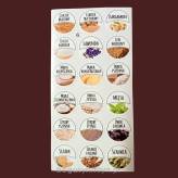 NAKLEJKI NA  PRZYPRAWY - ZESTAW NR 06